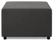 Zeus puff, szövet anyag, 70x70, szürke