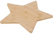 Karácsonyi bambusz tálalódeszka Csillag