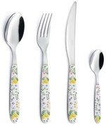 R2S.2272FCIT Rozsdamentes kanál műanyag dekorborítású nyéllel, Fleurs et Citrons