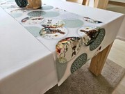 Húsvéti Futófelület Asztalra Nyuszi Húsvéti Tojás 40 cm x 240 cm