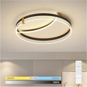 Brilagi - SIRELI LED dimmelhető lámpatest, 47 W, 230 V, 3000–6000 K, átm. 40 cm + távirányító