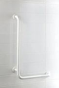 Erga HANDICAP "PRO", L alakú fogantyú, 550x550 mm, 25mm, fehér, ERG-04784
