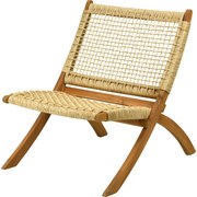 Relax összecsukható fotel, akáciafa, 78 x 63 x magasság 73 cm