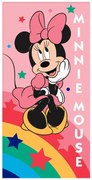 Disney Minnie Rainbow Star fürdőlepedő, strand törölköző 70x140 cm