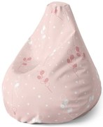 Pear babzsák fehér és rózsaszín virágok - gyerek, rózsaszín