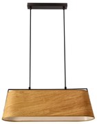 Csillár zsinóron MILBURY 2xE27/40W/230V barna