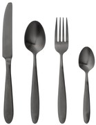 Cutlery Eleganza 4 db-os fekete evőeszköz készlet - Bloomingville