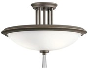 Kichler KL-DREYFUS-SFOZ - Felületre szerelhető csillár DREYFUS 3xE27/60W/230V bronz