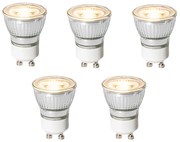 5 darabos GU10 3 lépésben dimmelhető LED izzókészlet 35 mm 4W 220 lm 3000K