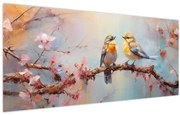 Kép - Lovebirds (120x50 cm)