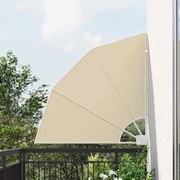 Erkély adatvédelmi képernyő Bézs 115 x 115 cm szövet