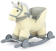 Hintaló dallammal és kerekekkel Milly Mally Polly bézs