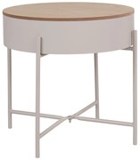 Fém kerek tárolóasztal ø 40 cm Sisco – House Nordic