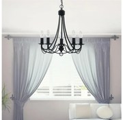 Searchlight 6345-5BK - Csillár láncon MAYOPLE 5xE14/60W/230V