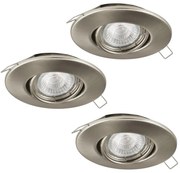 Eglo 95359 - SET 3x LED Beépíthető lámpa TEDO 3xGU10-LED/5W/230V
