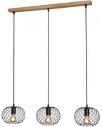 Brilo 4037-035 - Kábelre függesztett csillár 3xE27/40W/230V