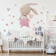 INSPIO Falmatrica - Rózsaszín nyuszi szivecskékkel