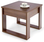 Nea dohányzóasztal - négyzet, sötét dió