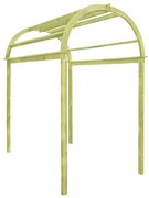 impregnált fenyőfa rácsos boltív 125 x 150 x 235 cm