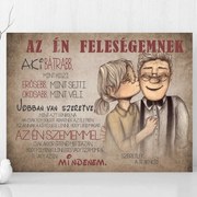 INSPIO Karácsonyi ajándék - Kép falra - Szerelmi vallomás nőknek