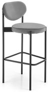 H-108 bárszék szürke, fekete