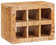 Borágas Falra szerelhető Barna 44 x 30 x 35 cm tömör mangófa