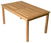 DIVERO Étkező asztal masszív 150 x 90 cm