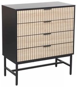 Cabredo II komód, tölgy / fekete