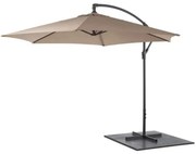 Lifetime Garden Függő Gémes Kitekerhető Napernyő, 3 m, barna, 180gr/m2