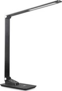 LED állítható asztali lámpa USB-vel LED/7W/230V 3000K-5500K fekete