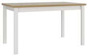 Széthúzható étkezőasztal 140 cm Deasal 80 x 140/180 II (szonoma tölgy + fehér) (pre 6-8 osôb). 1105350