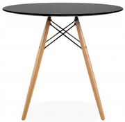 Kör asztal ANELLO Black 80 cm