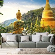 Tapéta az arany Buddha kilátása