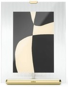 Aranyszínű üveg álló képkeret 16x20 cm Flute – Umbra