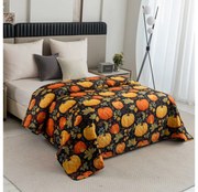 Ágytakaró ORANGE PUMPKINS mintával, színes Méret: 170 x 210 cm