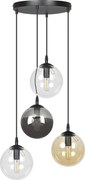 Emibig modern függeszték cosmo fekete emi714/4prem