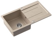 Samona - Konyhai mosogató SAMONA 77x44 cm gránit/bézs