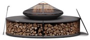 Blumfeldt Firebowl Ebeko 3 az 1-ben, grillsütőként vagy asztalként is használható, grillrács + szikravédő