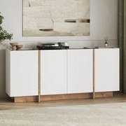 Dorma Komód/ konzolasztal 180 cm – Atlantic Pine / Fehér
