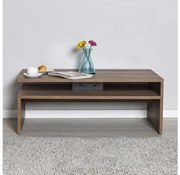 Kávésasztal 42x110 cm barna