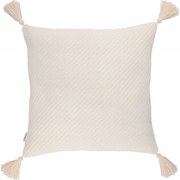 Morris párnahuzat ekrü rojtokkal 45x45 cm Homla