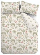 Bézs kétszemélyes hosszabbított ágyneműhuzat 230x220 cm Paradiso Palm – Catherine Lansfield