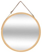 5five - Fali tükör LOBEE Ø 38 cm bambusz