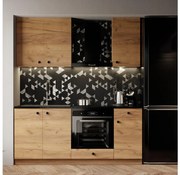 CLAIRE 180 cm-es konyhabútor, craft tölgy kivitelben