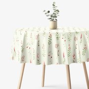 Goldea kör alakú teflonos terítő - mezei virágok Ø 150 cm