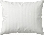 Szállodai párnahuzat Adamaszek fehér 50x60cm csíkos 100% Pamut