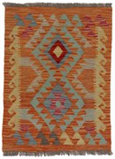 Kilim szőnyeg Chobi 87x63 kézi szövésű afgán gyapjú kilim