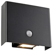 JUST LIGHT. 19471-18 - LED Kültéri lámpa érzékelővel 2xLED/1,25W/3,7V 4400mAh IP44