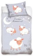 Bárány Sweet Dreams gyerek, ovis ágyneműhuzat 90x120 cm, 40x60 cm