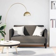 világosszürke kordbársony szövet loveseat kanapé 109 cm